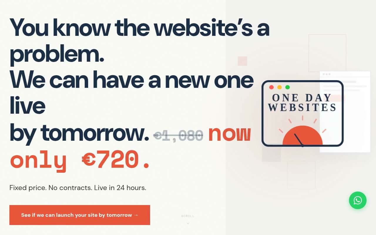 One Day Websites